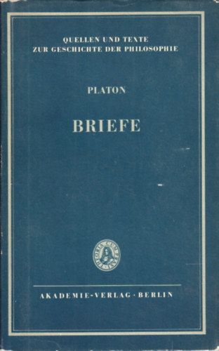 Johannes Irmscher - Platon. Briefe