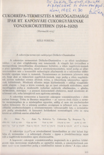 Andrssy-Borsa-Illys-Kanyar  (Szerk.) - Somogy megye mltjbl 1979 (klnlenyomat) (Dediklt)