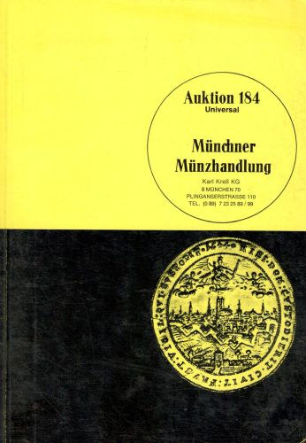 Mnchner Mnzhandlung - Auktion 184