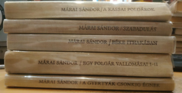 M�rai S�ndor - 5 db M�rai S�ndor: A kassai polg�rok + B�ke Ithak�ban + Szabadul�s + Egy polg�r vallom�sai I-II. + A gyerty�k csonkig �gnek