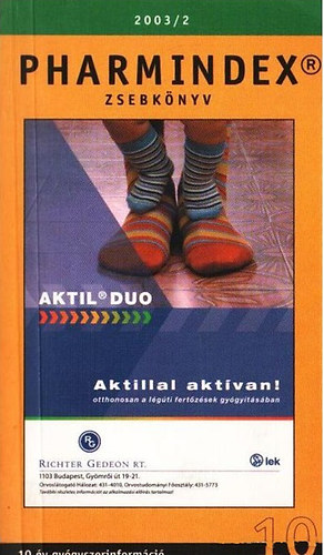 Pharmindex zsebkönyv 2003/2