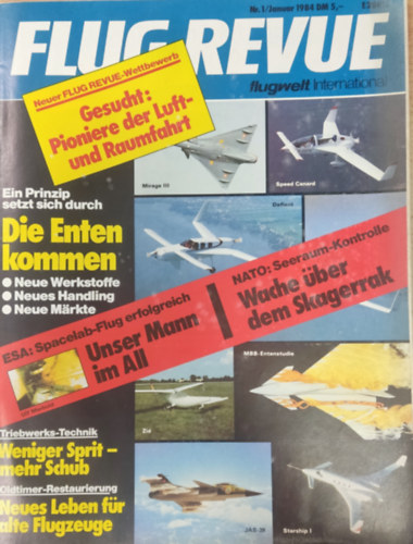 Flug Revue Flugwelt International Heft 1 Januar 1984