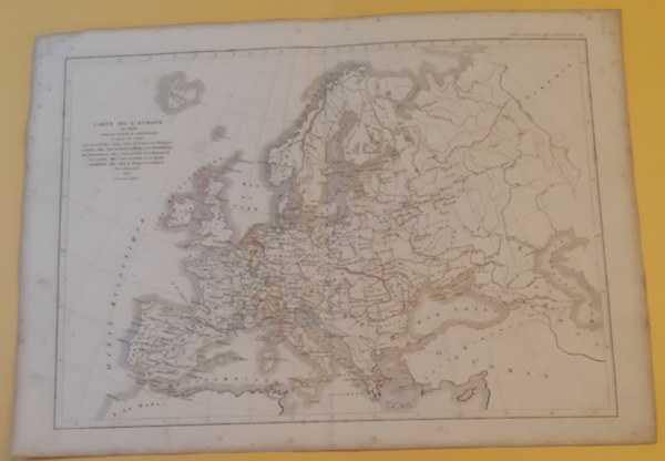 Dussieux, Louis-Etienne. - Carte de la L'Europe en 1648 /Atlas général de géographie, physique, politique et historique.térkép/