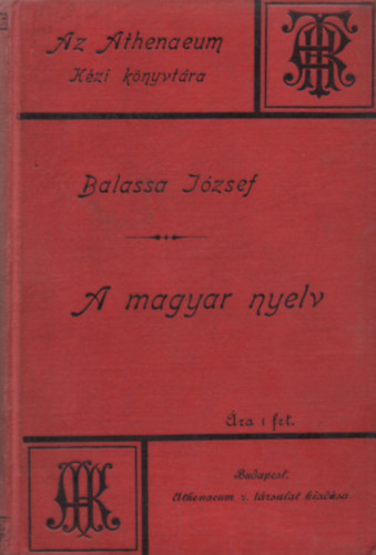 Balassa Jzsef - A magyar nyelv