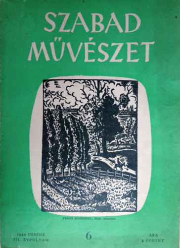 Szabad Mvszet - III. vf. 6. sz. (1949. jnius)