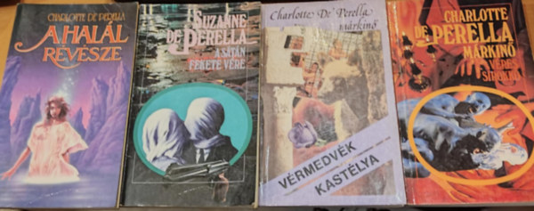 Suzanne de Perella, Charlotte de Perella márkinő Czére Béla - 4 db Czére Béla: A halál révésze + A Sátán fekete vére + Véres sirokkó + Vérmedvék kastélya