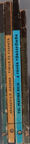 Arkagyij P. Gajdar, Thomas Mayne Reid, Hegeds Gza Alaksza Tams - 4 db Delfin knyv ( egytt ) 1. Egy utas eltnt, 2. Timur s csapata, 3. A fehr trzsfnk, 4. Az erdntli veszedelem.