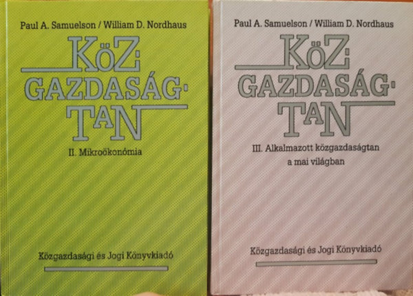 Paul A. Samuelson - William D. Nordhaus - K�zgazdas�gtan 2-3.