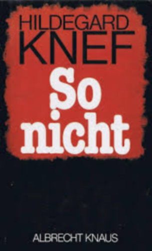 Hildegard Knef - So nicht