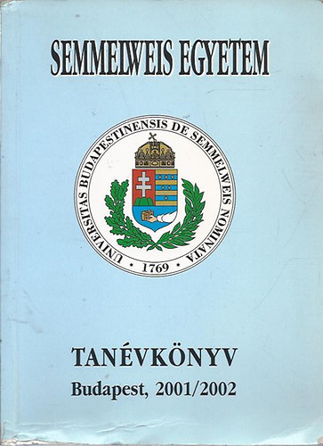 Semmelweis egyetem tanvknyv 2001/2002