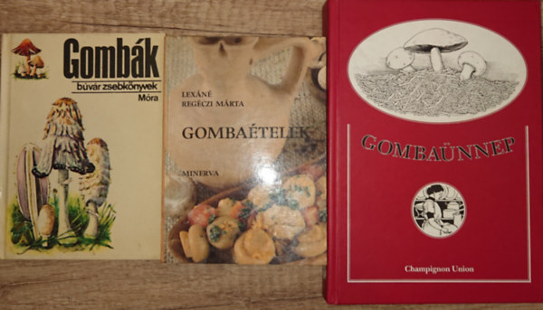 Dr. Tasn�di G�bor Lex�n� Reg�czy M�rta - 3 k�nyv a gomb�kr�l: Gomb�k (Kolibri k�nyvek), Gomba�telek, Gomba�nnep