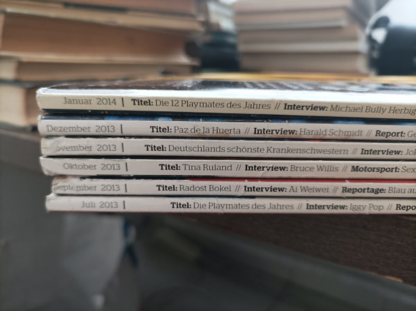 6db német Playboy magazin