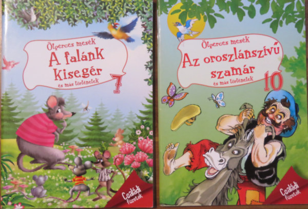 Szab Zsolt Pdr va - 2 db tperces mesk fzet: A falnk kisegr; Az oroszlnszv szamr