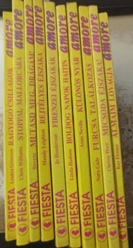 Serita Stevens, Chris Williams, Linden Grierson, Jo Henderson, Több szerző Mandy Leighton - 10 db amore: Ragyogó csillagok +Stoppal Mallorcára +Mutasd meg,drágám! +Rejtélyes éjszaka +Firenzei éjszakák +Boldog napok Haitin +Különös nyár +Furcsa találkozás +Micsoda éjszaka! +Álmaim lovagja