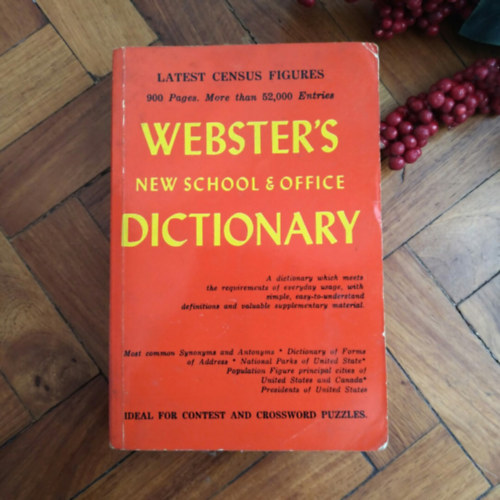 Webster's - Webster's New School & Office Dictionary