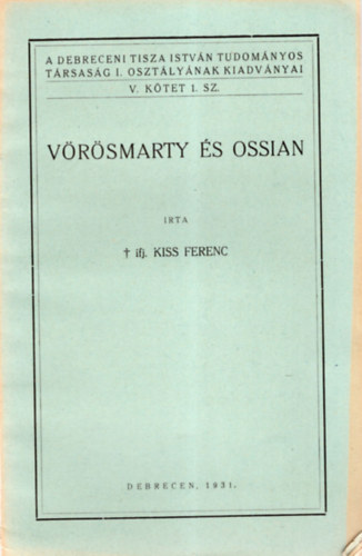 ifj. Kiss Ferenc - Vrsmarty s Ossian