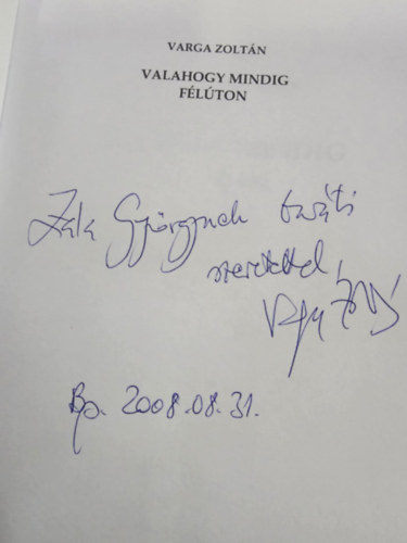 Varga Zolt�n - Valahogy mindig f�l�ton