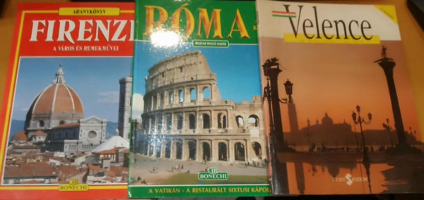 Bonechi Edizioni Storti Venezia - 3 db Eur�pai v�ros: Firenze (A v�ros �s remekm�vei) + R�ma Aranyk�nyve + Velence