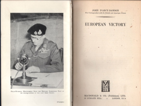 John D'Arcy-Dawson - European Victory