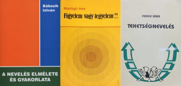 Montgh Imre, Bbosik Istvn Ferku Imre - 3 nevelselmleti m: Figyelem vagy fegyelem?! + Tehetsgnevels + A nevels elmlete s gyakorlata