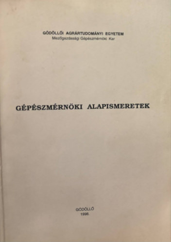 Dr. Vas Attila Vradi Jnos - Gpszmrnk alapismeretek