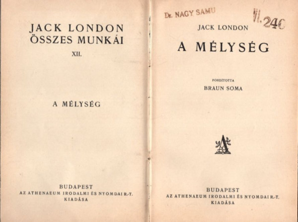 Jack London - A mlysg