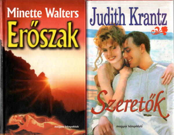 Judith Krantz Minette Walters - 2 db szerelmes könyv (együtt):Erőszak +Szeretők.