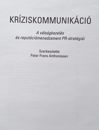 Kríziskommunikáció