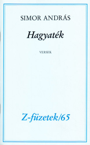 Hagyatk (versek) - Z-fzetek/65