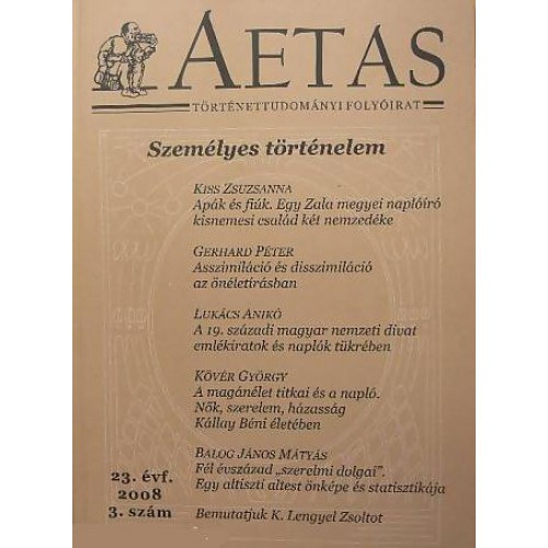 Aetas Trtnettudomnyi folyirat 2006/2-3