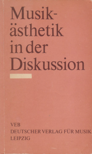 Musikästhetik in der Diskussion