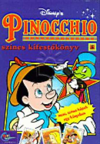 Pinocchio színes kifestőkönyv 5.