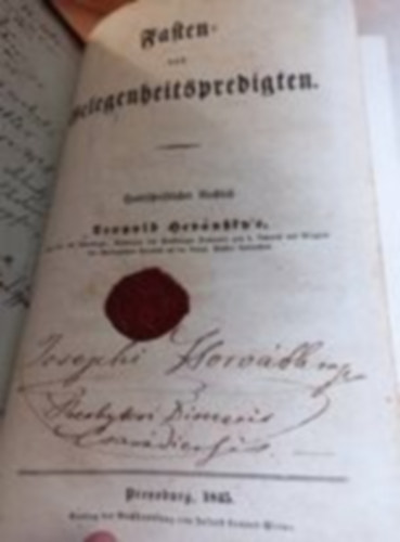 Hev�nsky Leopold - Faften und gelegenheitspredigten (B�jt �s alkalmi pr�dik�ci�k)