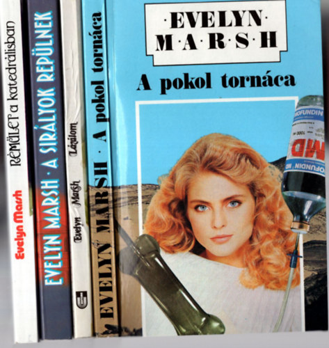 Evelyn Marsh - 4 db Evelyn Marsh: A pokol tornca, Lzlom, Rmlet a katedrlisban, A sirlyok replnek.