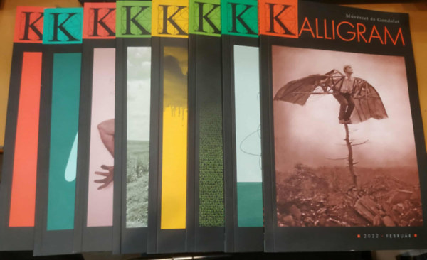 M�sz�ros S�ndor - 8 db Kalligram (M�v�szet �s Gondolaz)(Lapsz�mok a term�klapon)