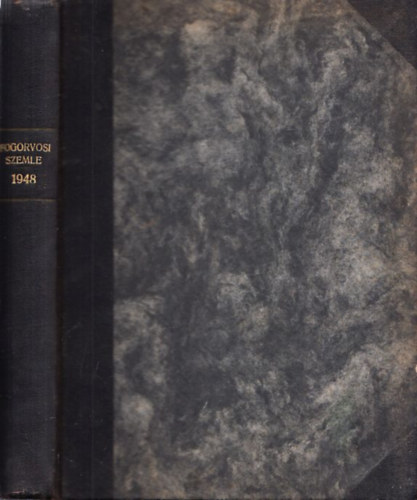 Dr. Varga Istv�n - Fogorvosi Szemle (1948-as teljes �vfolyam)