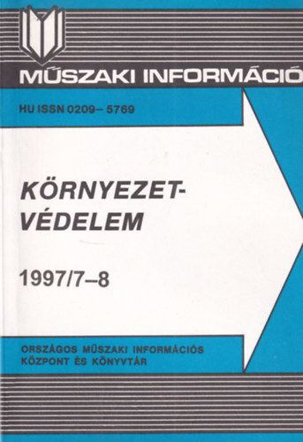 Schnviszky Lszl - Mszaki Informci - Krnyezetvdelem 1997. 7-8