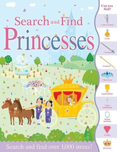 Lauren Ellis  Susie Linn (Illustrator) - Search and Find Princesses