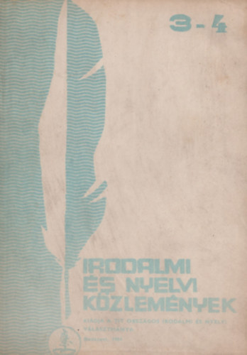 Irodalmi �s nyelvi k�zlem�nyek 1964 3-4