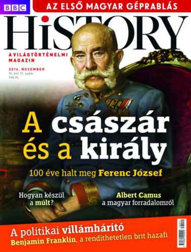 BBC History VI. �vfolyam 11. sz�m - 2016. November