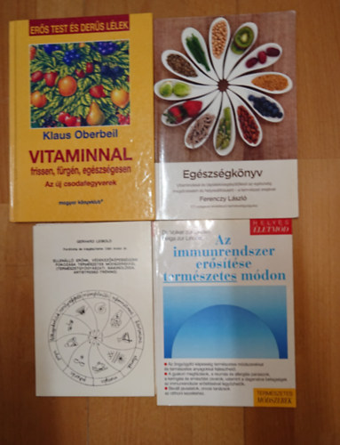 Dr. Volker zur Linden Gerhard Leibold - Ferenczy L�szl�, Klaus Oberbeil Helga zur Linden - 4 k�nyv az immunrendszer er�s�t�s�r�l: Az immunrendszer er�s�t�se term�szetes �ton, Ellen�ll�er�n, v�dekez�k�pess�g�nnk fokoz�sa, Eg�szs�gk�nyv, Vitaminnal frissen, f�rg��n, eg�szs�gesen