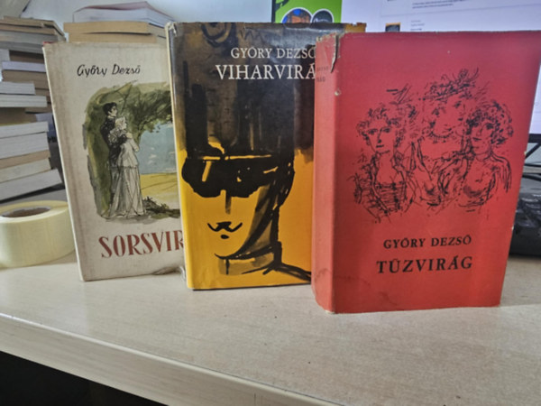 Gy�ry Dezs� - 3 db Gy�ry Dezs�: Sorsvir�g + T�zvir�g + Viharvir�g