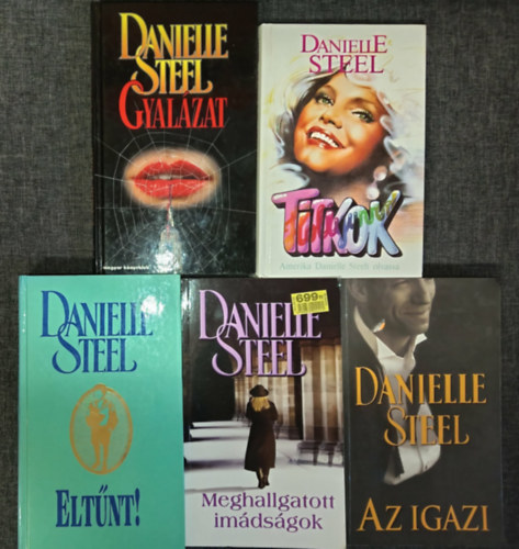Danielle Steel - (5db) Danielle Steel romantikus könyvcsomag: Gyalázat / Titkok / Eltűnt! / Meghallgatott imádságok / Az igazi
