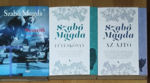 Szabó Magda - 2db életrajzi vonatkozású Szabó Magda mű + ajándék mű (összesen 3db könyv) - Füveskönyv, Az ajtó + Nyusziék-Naplók 1950-1958
