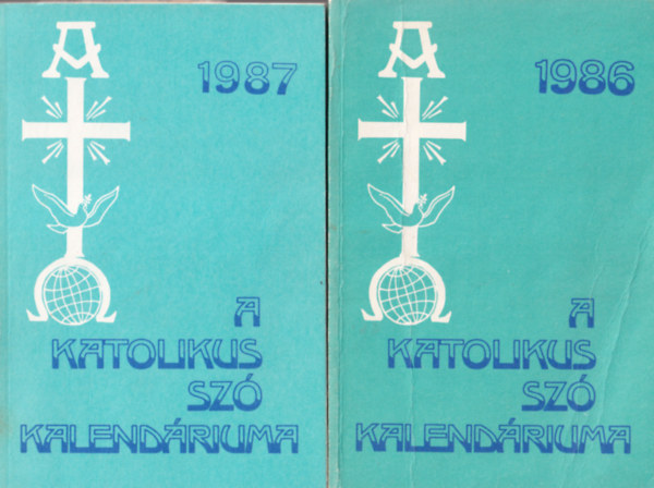 2 db A katolikus sz kalendriuma 1986 + 1987