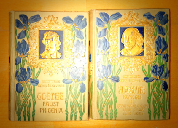 Shakespeare W. Goethe Johann Wolfgang von - 2 db a Remekírók Képes Könyvtárából: Goiethe - Faust, Iphigenia; 'Shakspere' remekei III. Szent-Iván éji álom, Julius Caesar, Lear király