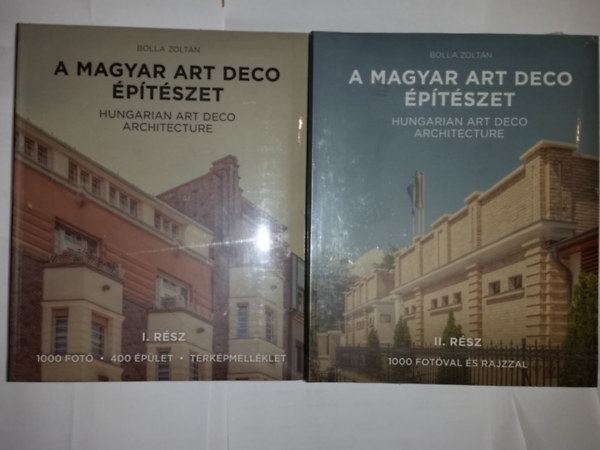 Bolla Zolt�n A magyar art deco �p�t�szet I-II. Els� �s m�sodik k�tet egy�tt !