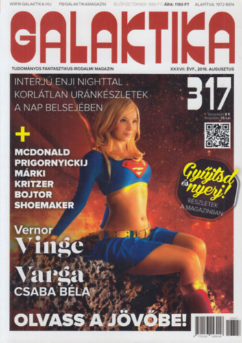 Burger István  (főszerk.) - Galaktika 317. (2016. augusztus)