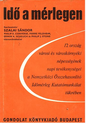 Szalai S�ndor szerk. - Id� a m�rlegen