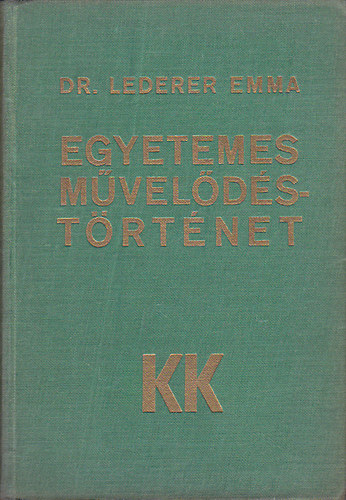 Lederer Emma - Egyetemes mveldstrtnet